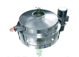 vibratory sieve for pharmaceutical dust containment